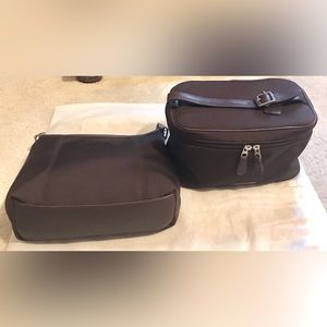 Vintage COACH Neoprene Bag & Toiletries Case w/Leather Trim - LOVE THEM AGAIN!